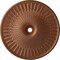 Ekena Millwork Galveston Ceiling Medallion (Canopies up to 5 7/8"), 51"OD x 3 5/8"ID x 3 3/8"P, Polished Copper CM51GLPOS - alternate 1
